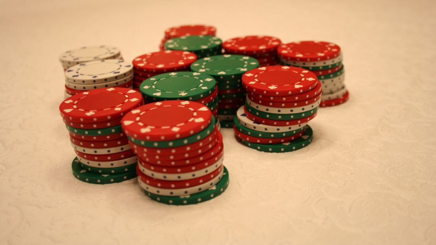 Stacks of casino chips