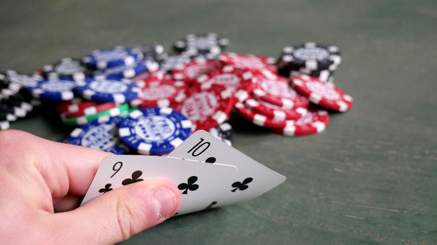 Poker cards and chips